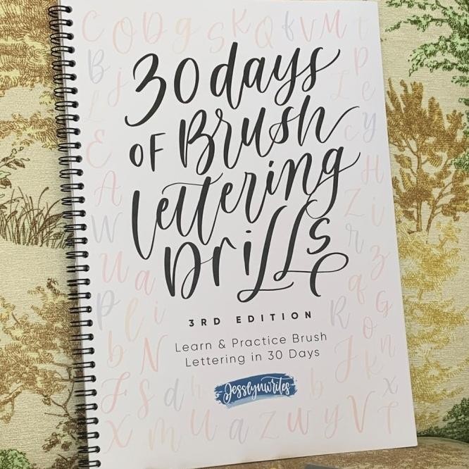 

Belajar Brush Pen Calligraphy Brushpen Hand Lettering Practice Book |Murah
