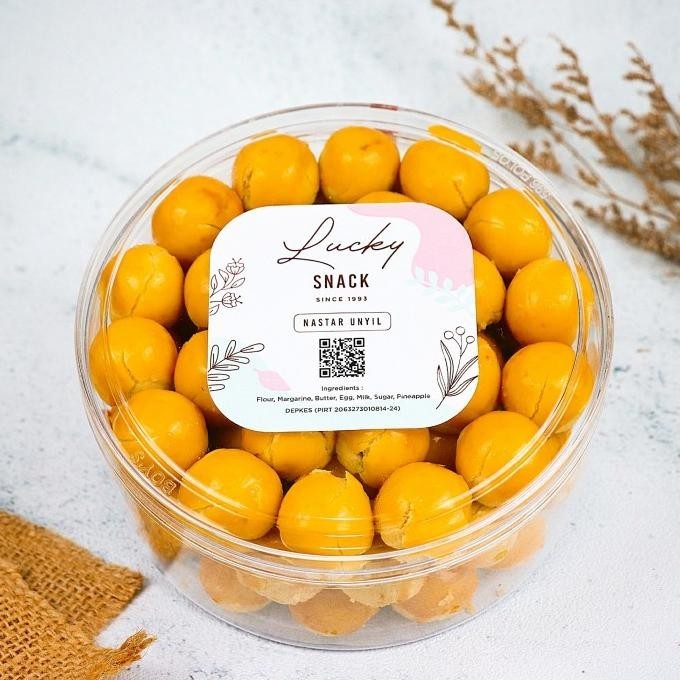 

New Kue Kering "Nastar" Wjsman Wysman Wisman Uk 500 Gram Toples Bulat Pengiriman Cepat