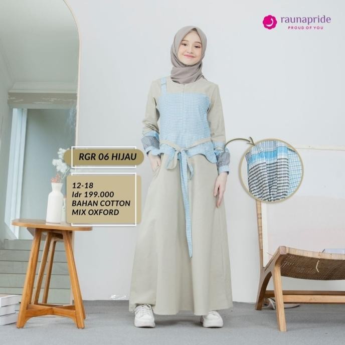 Terbaru Gamis Remaja Rauna Rgr 06 Limited Edition