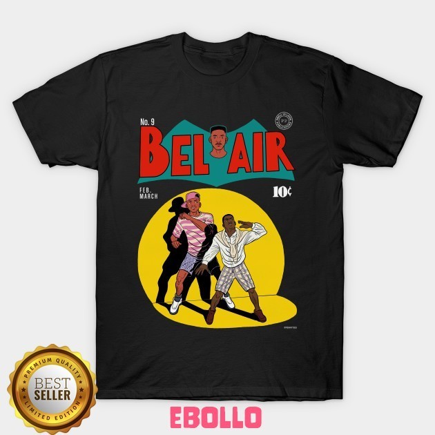 Baju Kaos Tshirt Bel Air Batman Comic Book The Fresh Prince Of Will Smith Distro Cotton Combed Premi