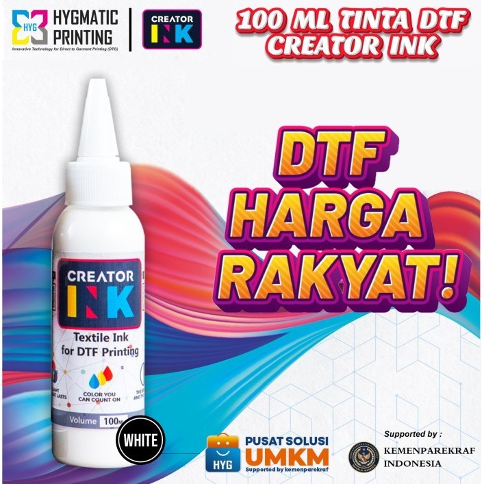 

Tinta Dtf Tinta Dst Sablon Digital - Creator Ink - 100 Ml