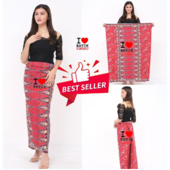 Sarung Betawi Tumpal Pucuk Rebung Bahan Kain Batik Jakarta Encim