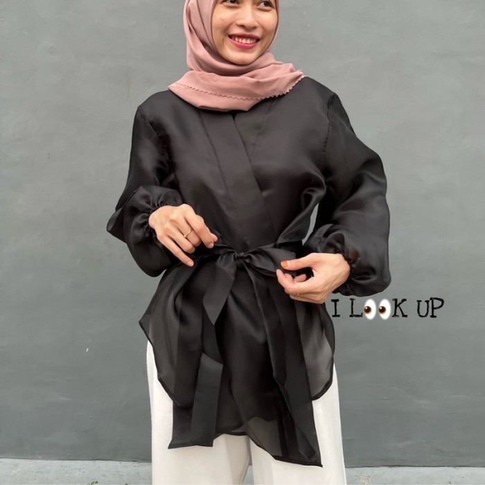 Outer Organza Outer Pesta Cardigan Kebaya Organza