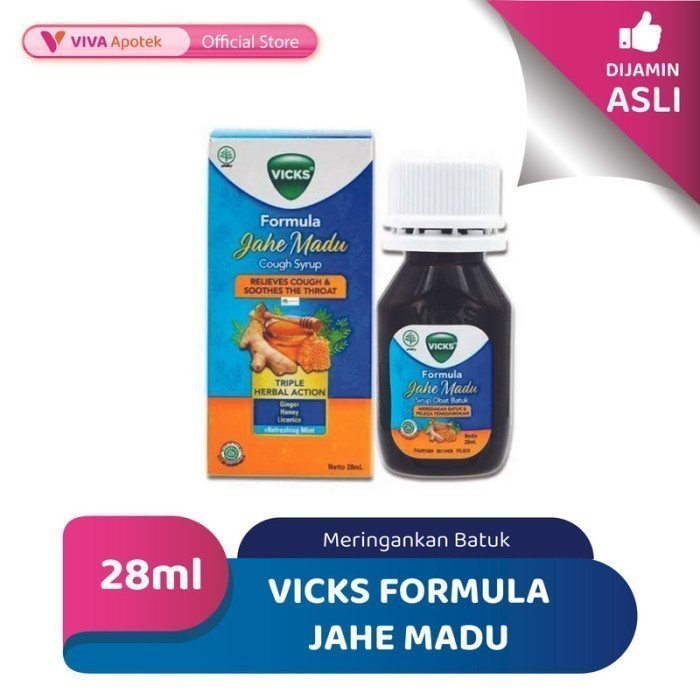 Vicks Formula Jahe Madu Meringankan Batuk (28 ml)