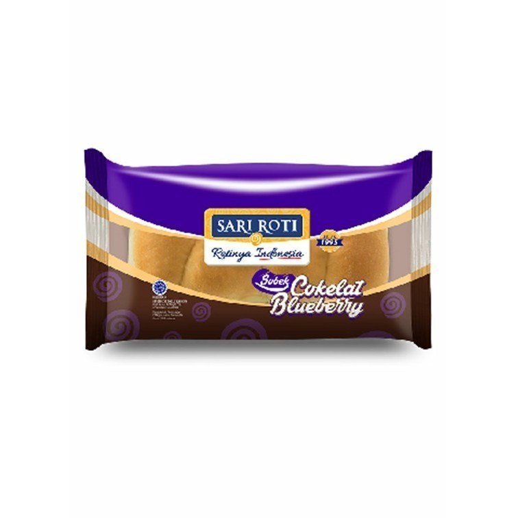 Sari Roti Sobek Cokelat Blueberry
