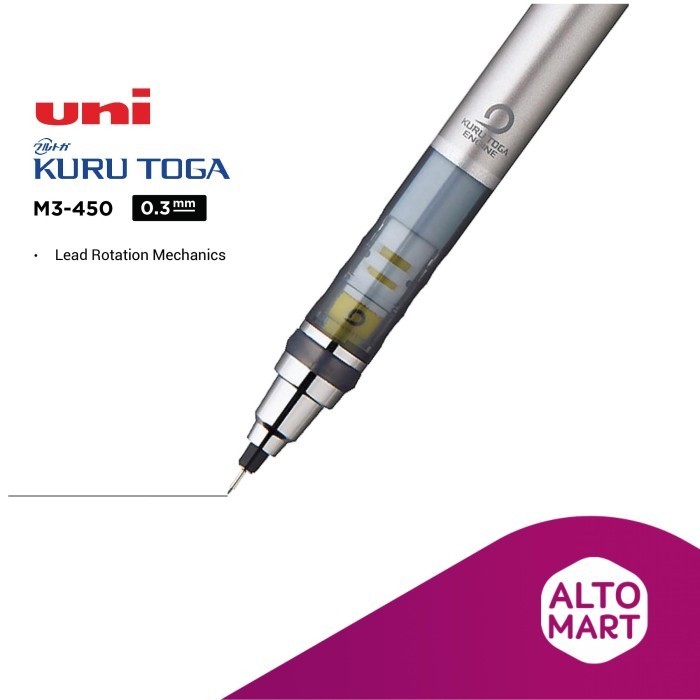

Uni Kuru Toga M3-450 0.3 Mm Mechanical Cil Sil Mekanik Kurutoga