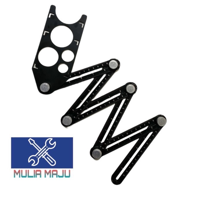 

Alat Ggaris Kerak Lipat 6 Sudut Belter /Ggaris Ubin Alat Ukur