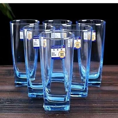 1 SET ISI 6 PCS LUMINARC STERLING BLUE/GELAS LUMINARC/GELAS KACA/GELAS HS