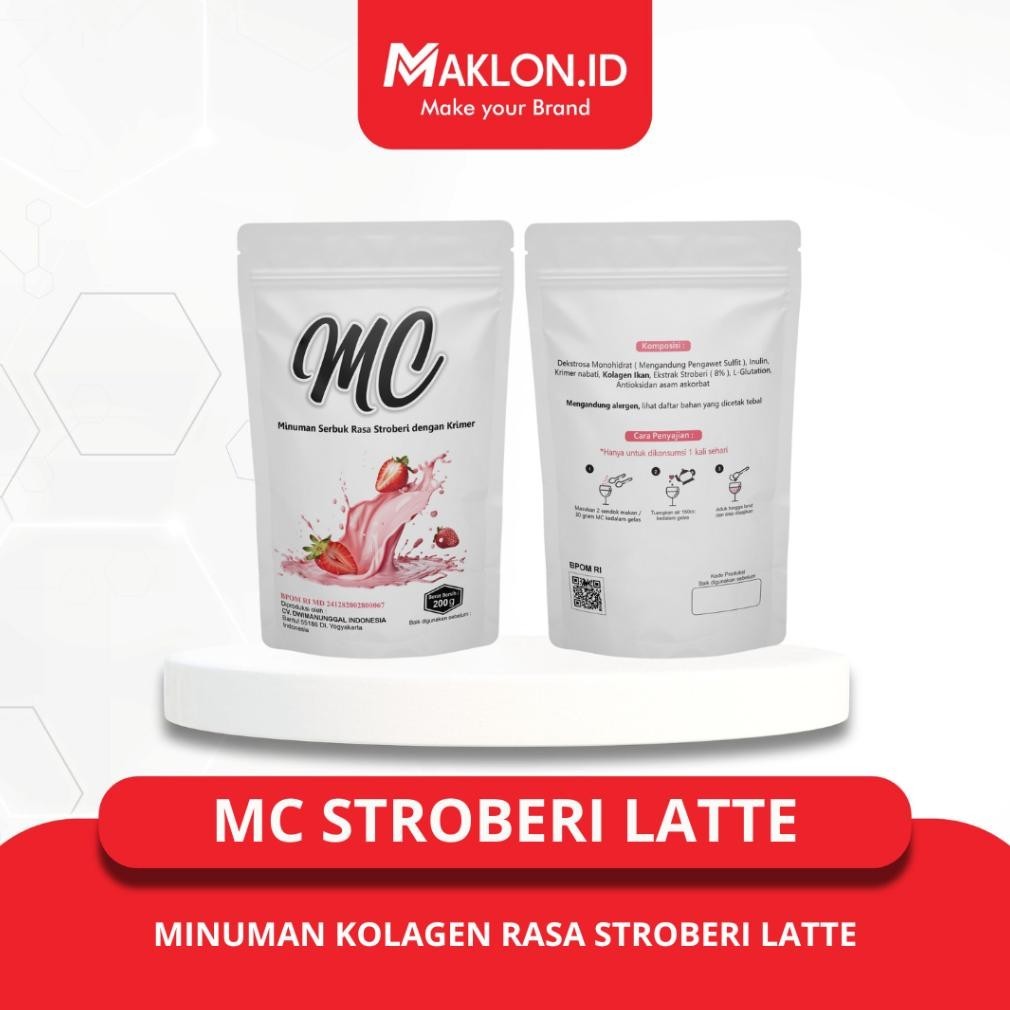 

Diskon Minuman Serbuk Kolagen Rasa Stroberi Latte Murah