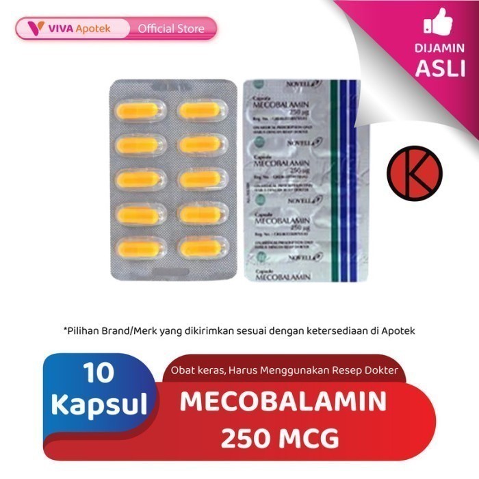 Mecobalamin 250 mcg (10 Kapsul)