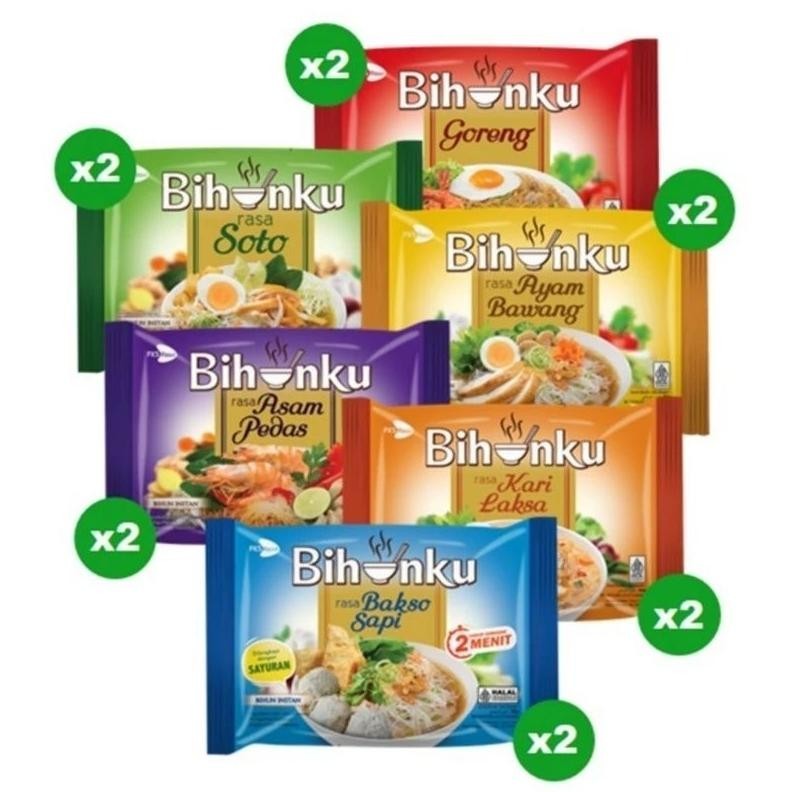 

Baru Bihunku Varian Mix Paket 12 Pcs Murah