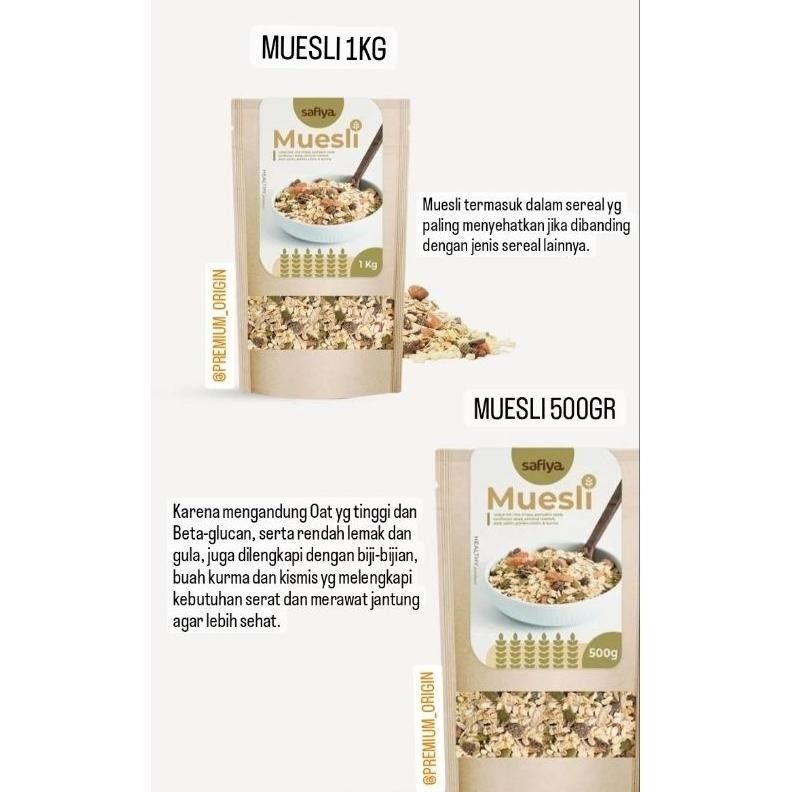 

Big Sale Muesli Safiya | Sereal Viral | Makanan Sehat Organik Termurah