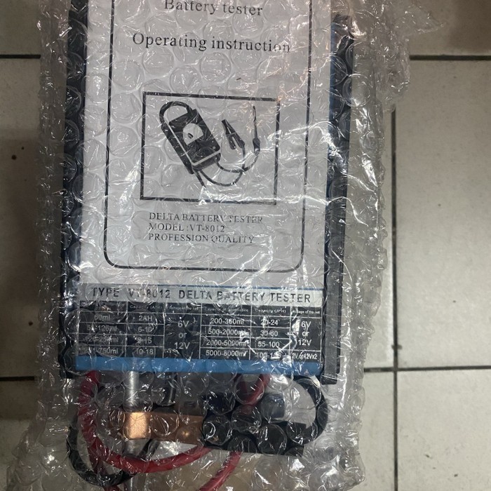 Baterai Battery Tester DELTA FUKUSHIMA Alat Tes Aki Accu Analog ORI