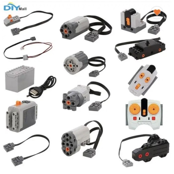 Brick (non) Lego Technic Parts Aksesoris - Power Remote Control Switch