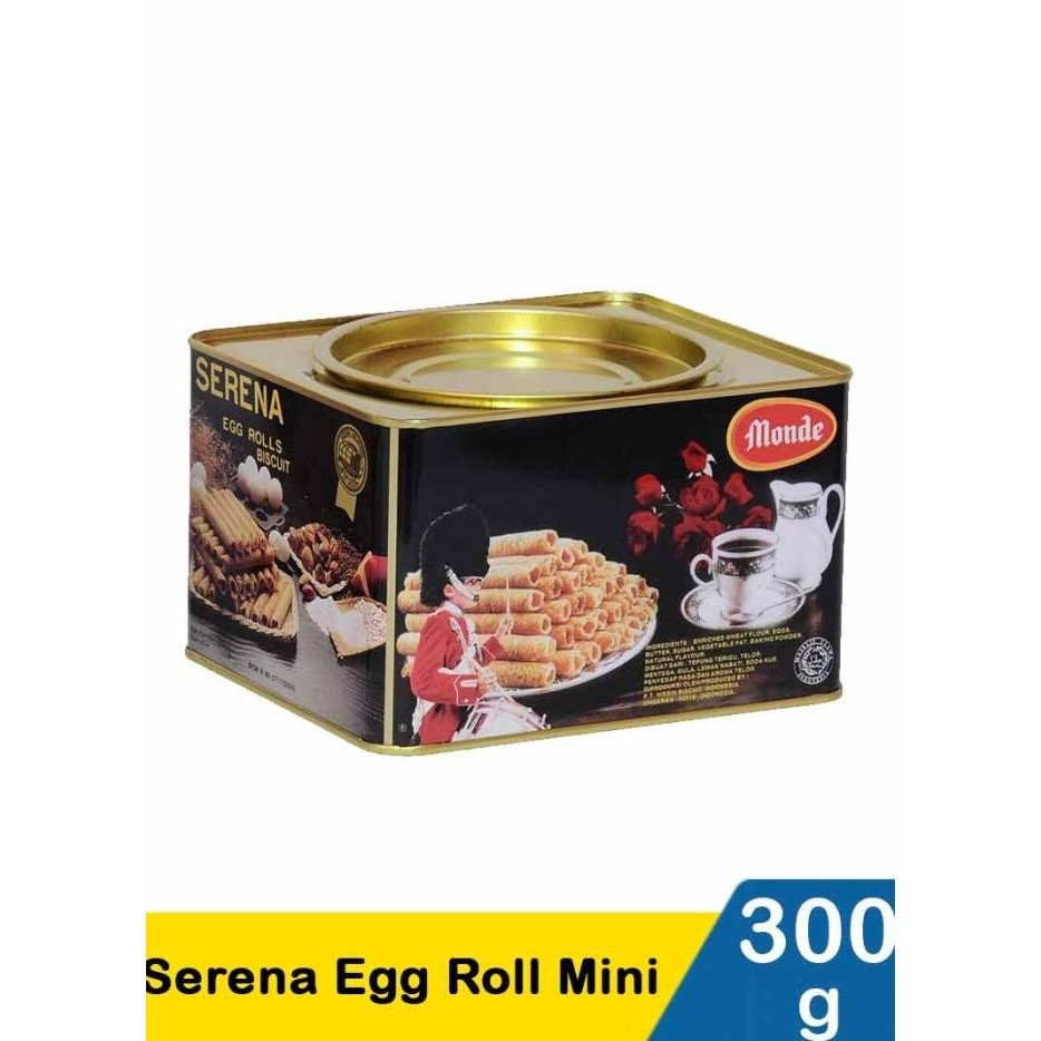 

MONDE Egg Roll Tin 300g kue wafer biskuit semprong kaleng enak murah