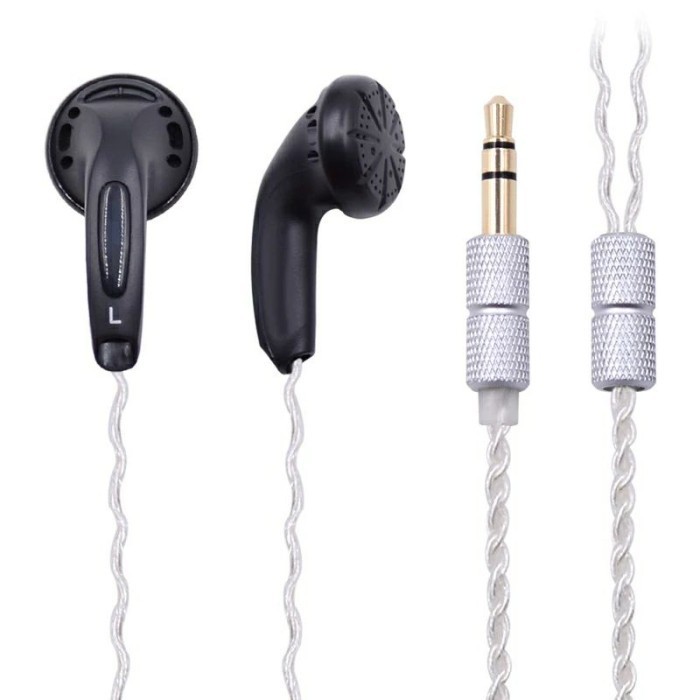Nicehck Pk1 Diy Mx500 Earbud Earphone Flat Head Plug Earplugs Headset Diskon R0324C