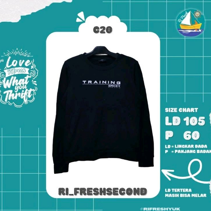 CREWNECK ERKE (S) ORIGINAL