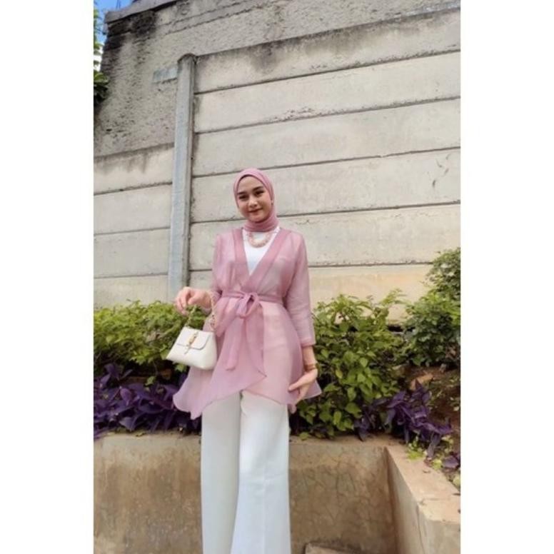 Bisa Cod Ready Stock Outer Organza / Outer Kondangan / Rompi Organza /Cardigan Organza Sale