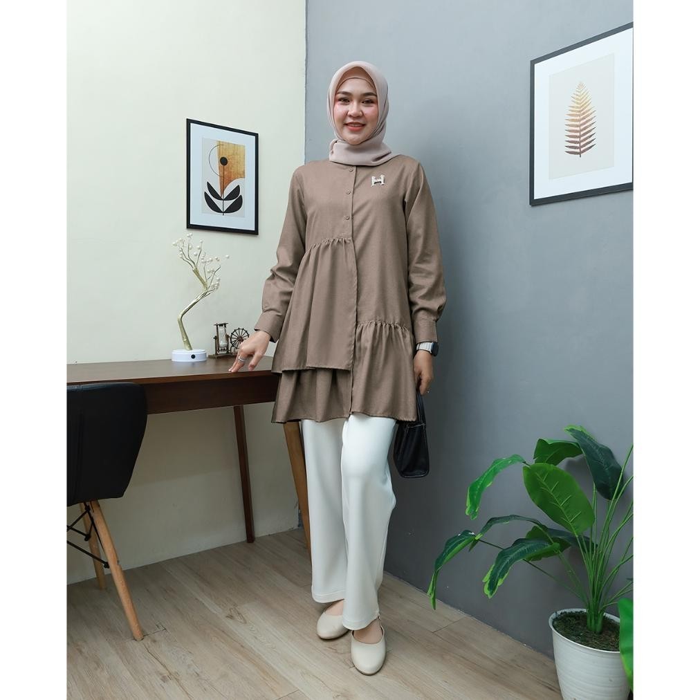 Terlaris Lula Tunik - Pakaiana Wanita Terbaru By Hijab Mamah Icis Cod
