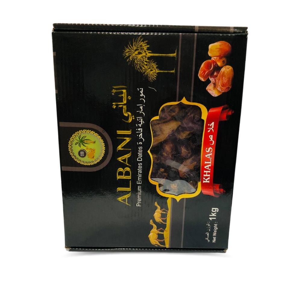 

[ Cod ] Kurma Khalas 1Kg Premium Albani | Kurma Kholas | Kurma Khalas Al Saad | Khalas Premium 1 Kg | Kolas Alsaad Terbaru