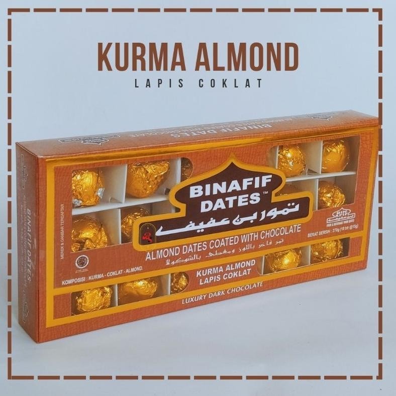 

Coklat Kurma Isi Kacang Almond Bin Afif Diskon