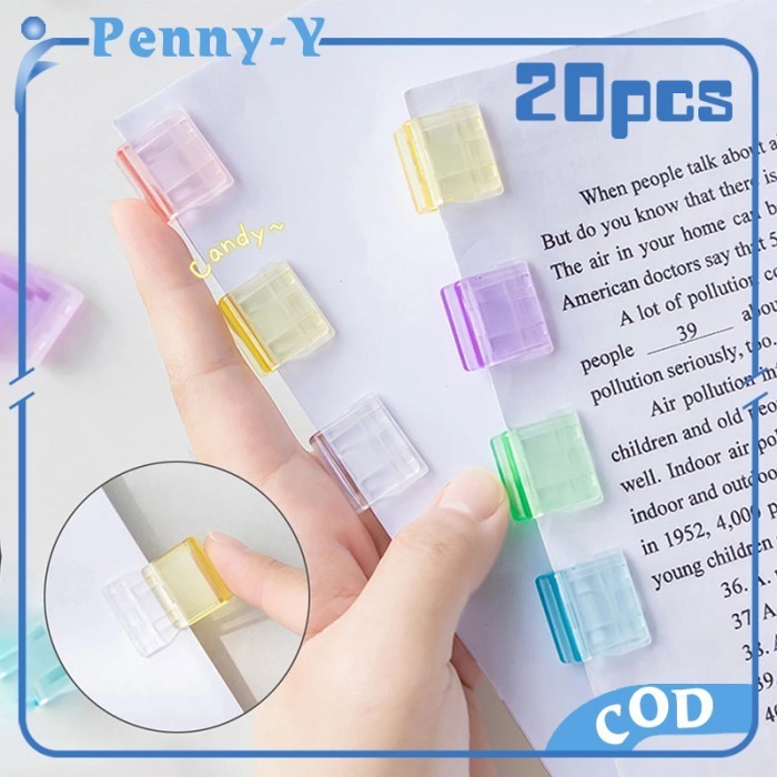 

20Pcs Klip Kertas 1 Pa Binder Clip Warn R Clip Warna Warni