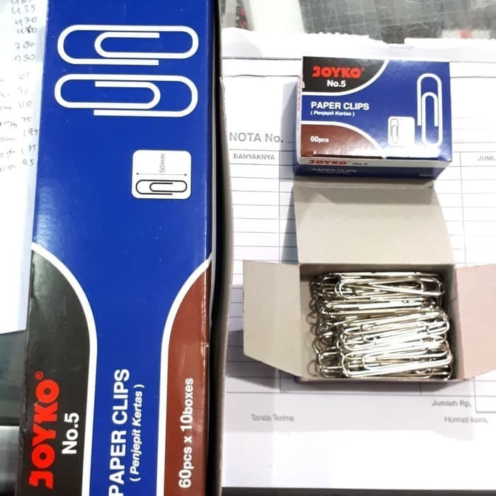 

R Clip No.5 Joyko (Pak = 10 Dus Kecil)