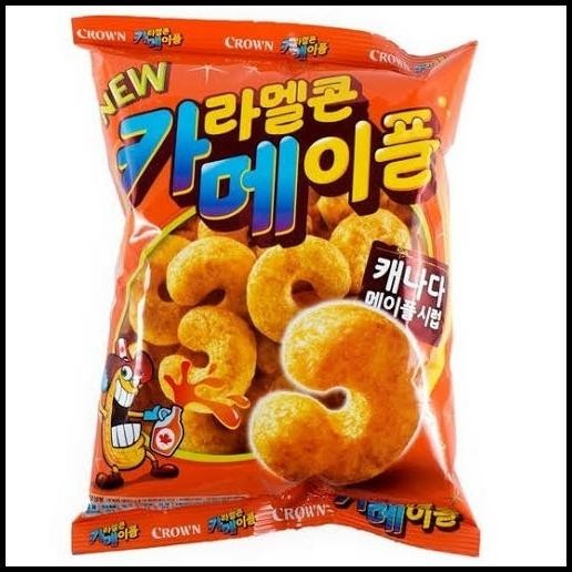 

[74Gr] Crown Caramel Corn Maple - Snack Jagung Rasa Sirup Maple Korea