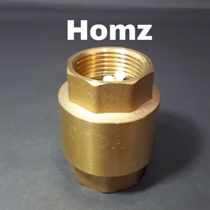 Tusen Klep 1" Inch Kuningan Onda/Tusen 1 In Brass/Tesen Klep/Tosen