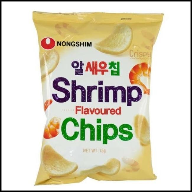 

[75Gr] Nongshim Shrimp Flavoured Chips Snack - Makanan Ringan Korea