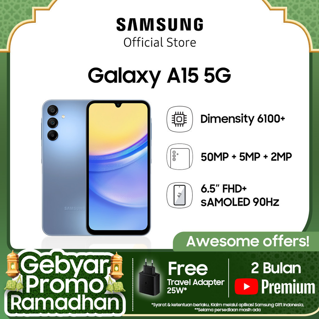 Samsung Galaxy A15 5G 8/256GB - Blue