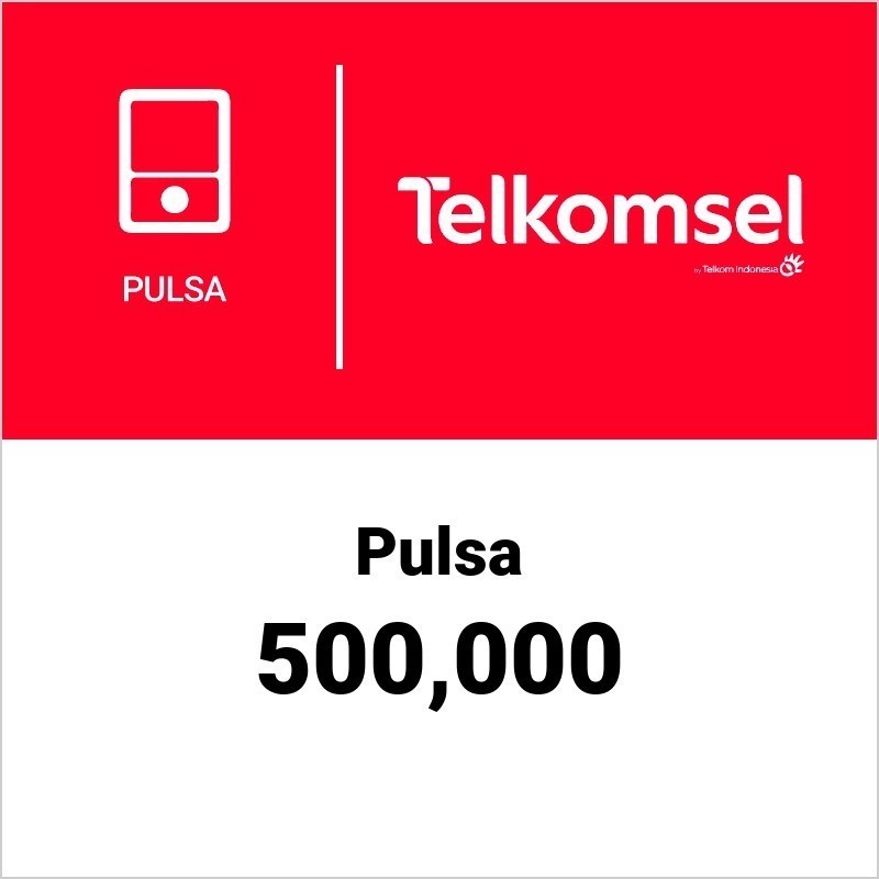 Pulsa Telkomsel 500.000