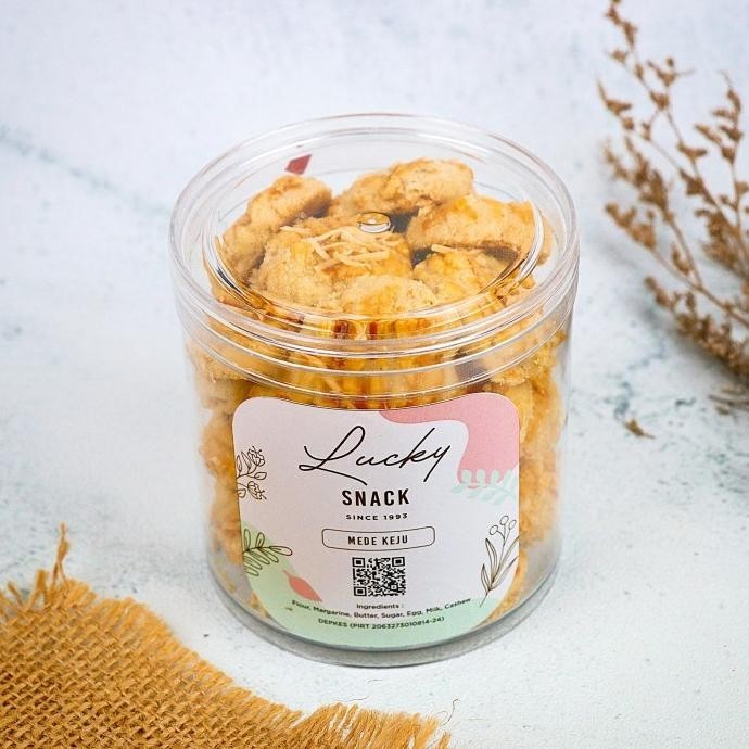 

Kue Kering "MEDE KEJU" Premium Wijsman Wisman 250 Gram Toples Tabung