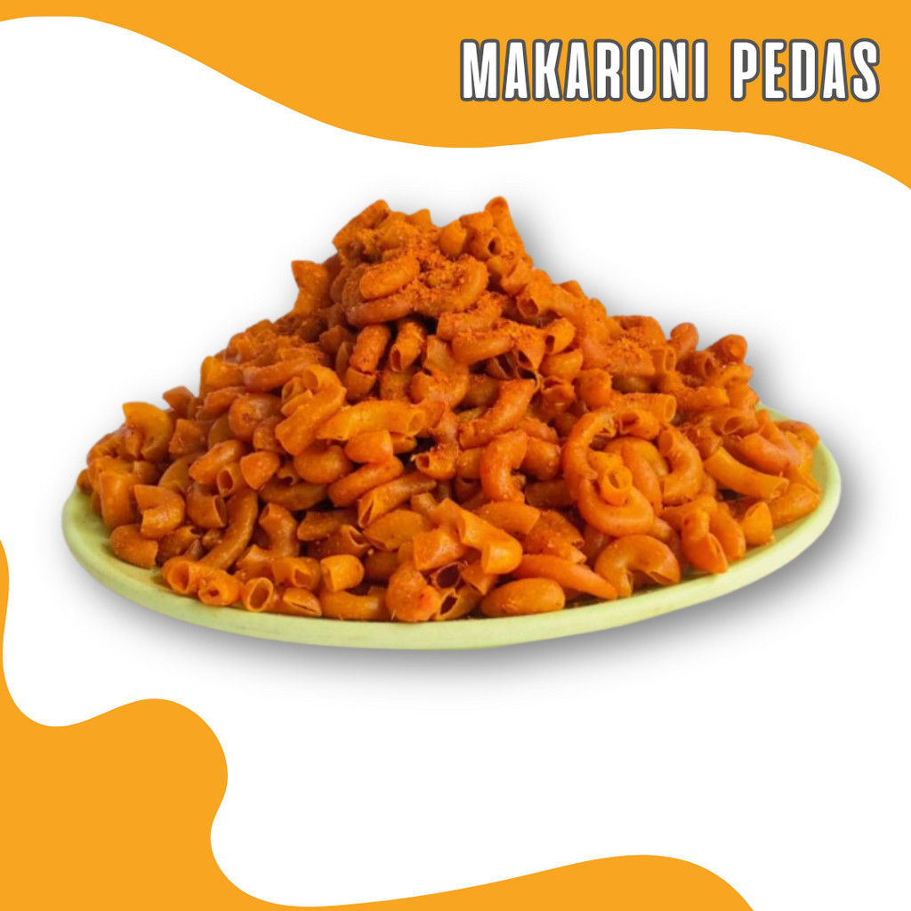 

Makaroni Pedas Snack 500 GR - Liza's Cookies