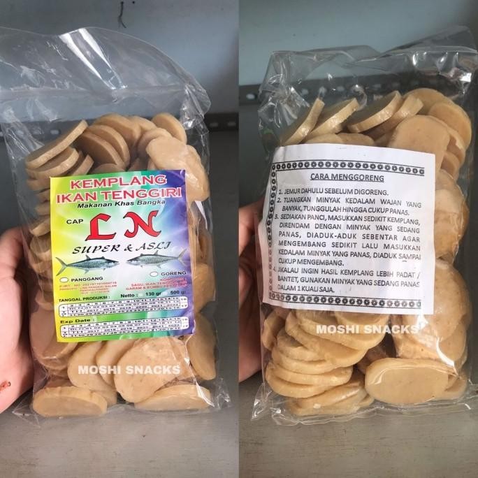 

Kerupuk Kemplang Mentah Ikan Tenggiri Cap LN 500gr Asli Bangka ZS88