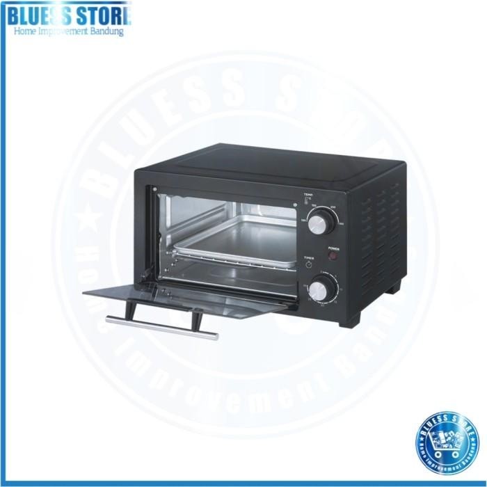 Kris Oven Toaster Square 10 L Oven Listrik Kecil Oven Elektrik Hitam