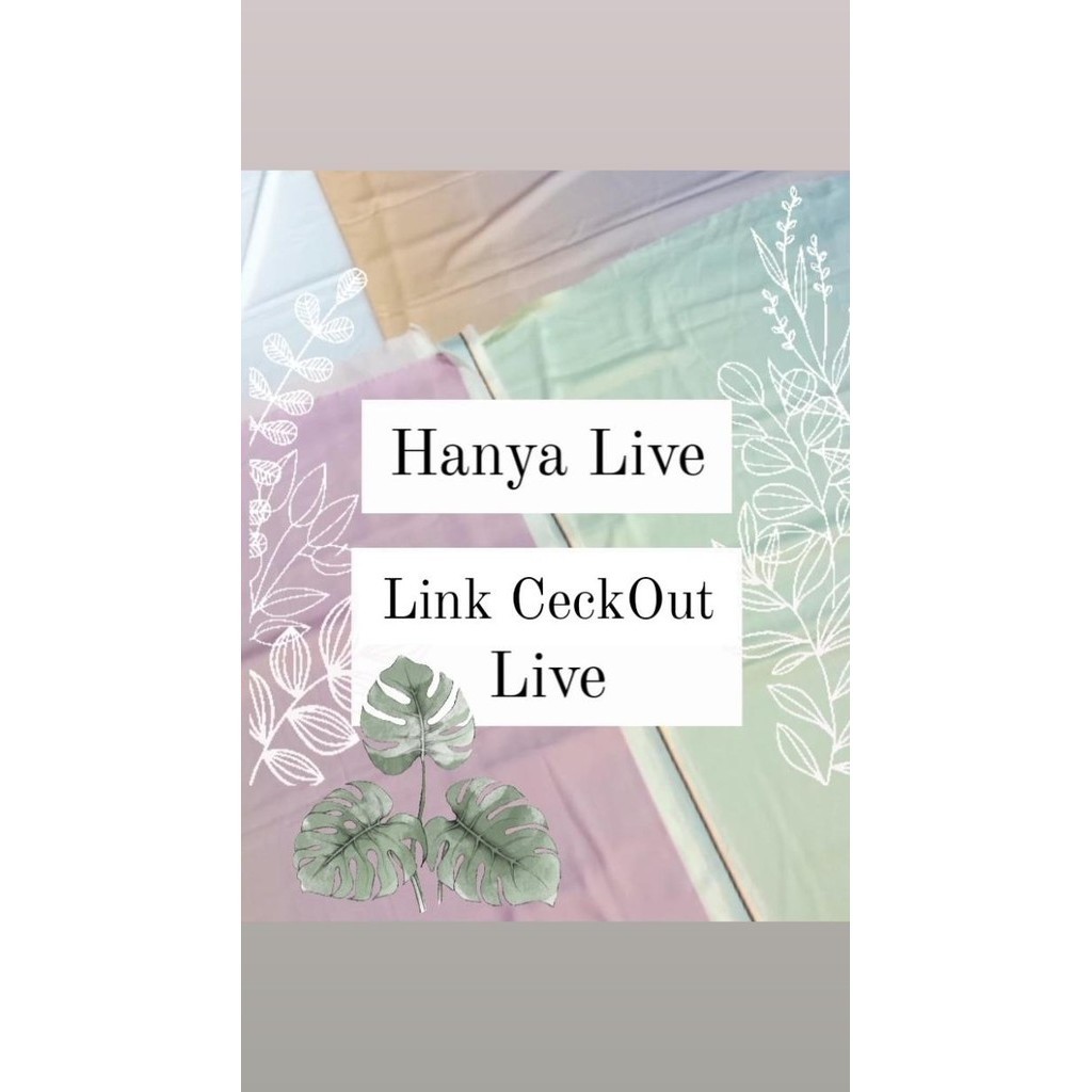 

Kain Print Per 0.25 Meter - Hanya Live Ready