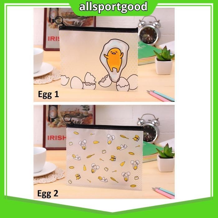 

KOREA EGG CARTOON A5 STATIONERY PENCIL CASE / TEMPAT PENSIL PF11 KUALITAS BERKELAS !!