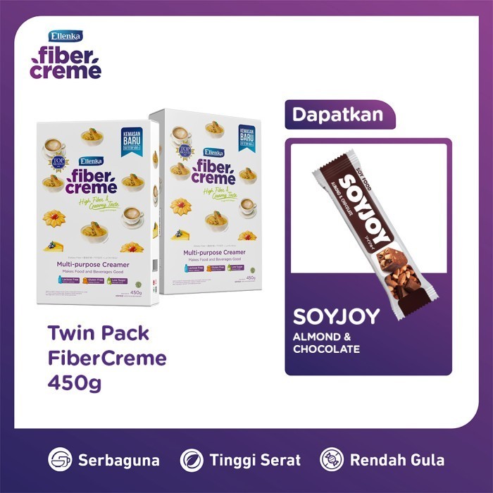 

Ready FiberCreme 450gr Twinpack FREE Almond and Chocolate