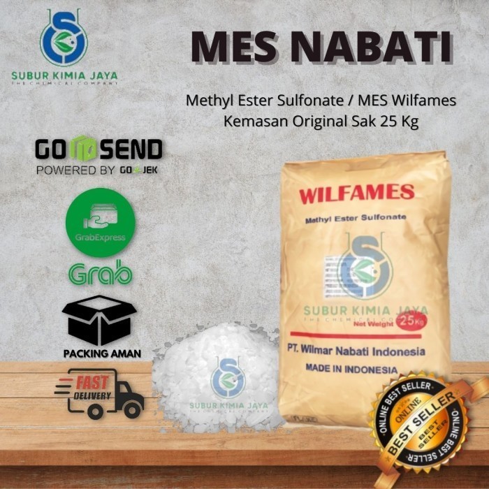 

Ready MES Wilmar Wilfames / Texapon Nabati / Surfactant Nabati / SLS 25 kg