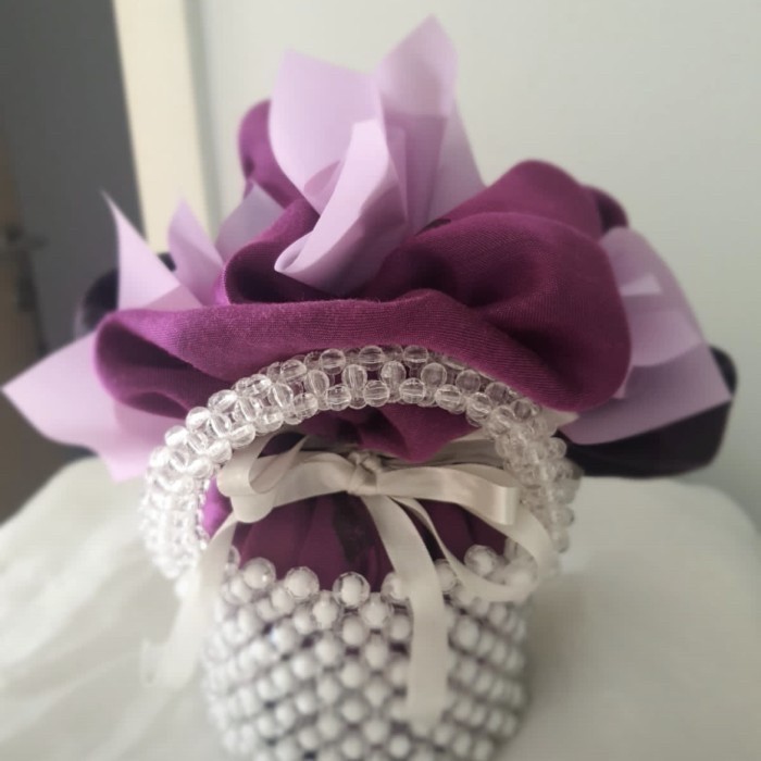 

Ready keranjang mote untuk hampers cookies, buket uang buket kerudung hijab