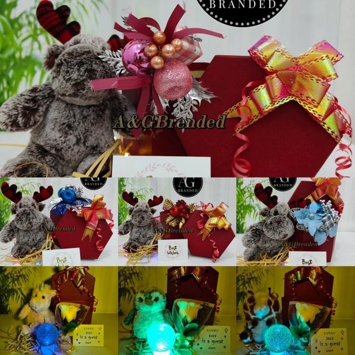 

Ready FREE CARD KADO HAMPERS HBD CEWEK COWOK KADO HADIAH BONEKA AURORA