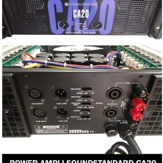 Ready Power Amplifier Sound Standard CA20 CA 20 u/ Audio Sound System,Studio