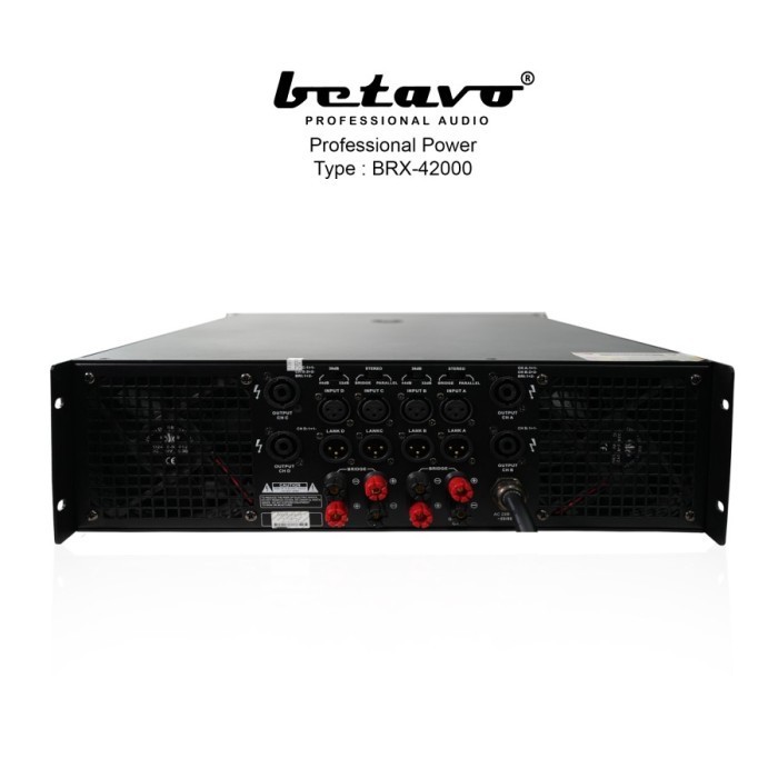Ready Professional Power Amplifier Betavo BRX-42000 Original Betavo