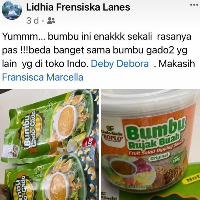 

TERUJI Bumbu Rujak Buah Boplo / Bumbu Rujak Buah Kacang Mede