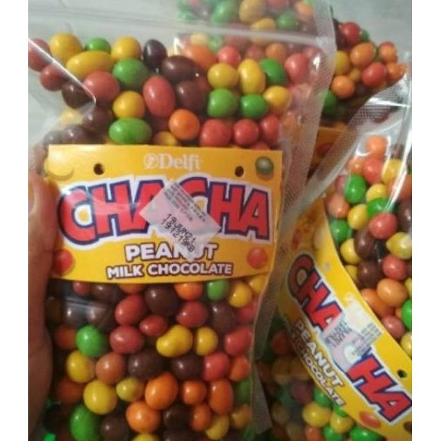 

EKSLUSIF ChaCha Delfi Coklat Milk Peanut - Snack Cokelat Kiloan Original