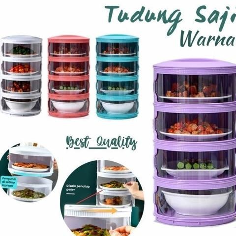 GROSIR TERMURAH 1 SET TUDUNG SAJI IMPORT CANTIK 4 SUSUN LILISTORE44