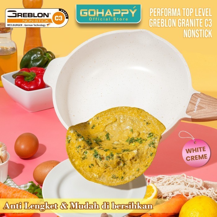 Panci Set Granite Swiss Wok Frying Milk Pan 5 Pc