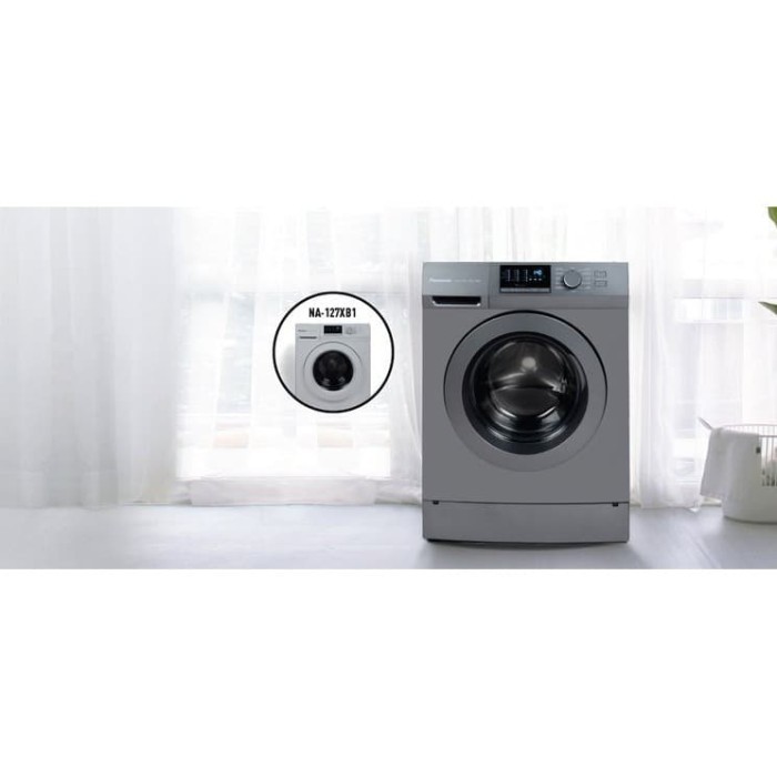 Panasonic - Mesin Cuci Na127Xb1Lne Front Loading 7Kg