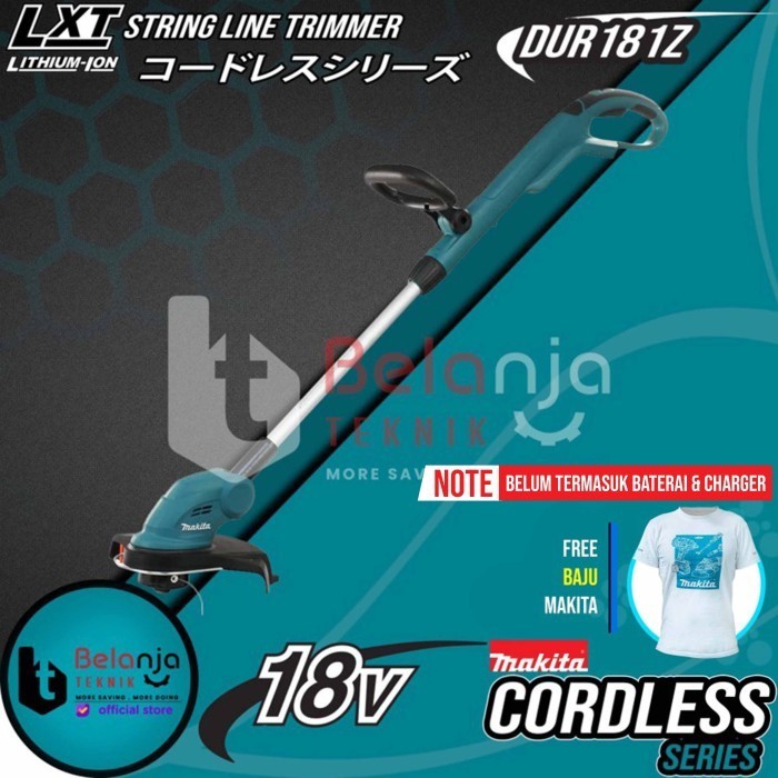 Makita Cordless String Line Trimmer Dur181Z Mesin Potong Rumput 18V